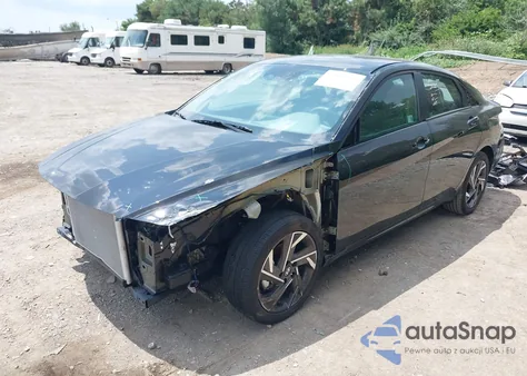 2025 Hyundai Elantra Sel Sport from USA, damaged, VIN KMHLM4DG1SU001505